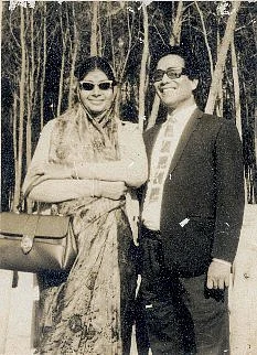 Samaresh Basu with his spouse
