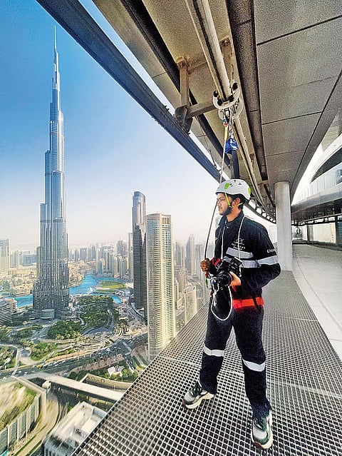 Sky Views Observatory Edge Walk is the most thrilling attraction in Dubai, and the first of its kind in region