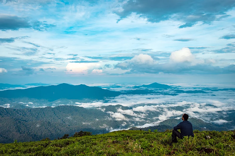 The top of Tadiandamol Peak