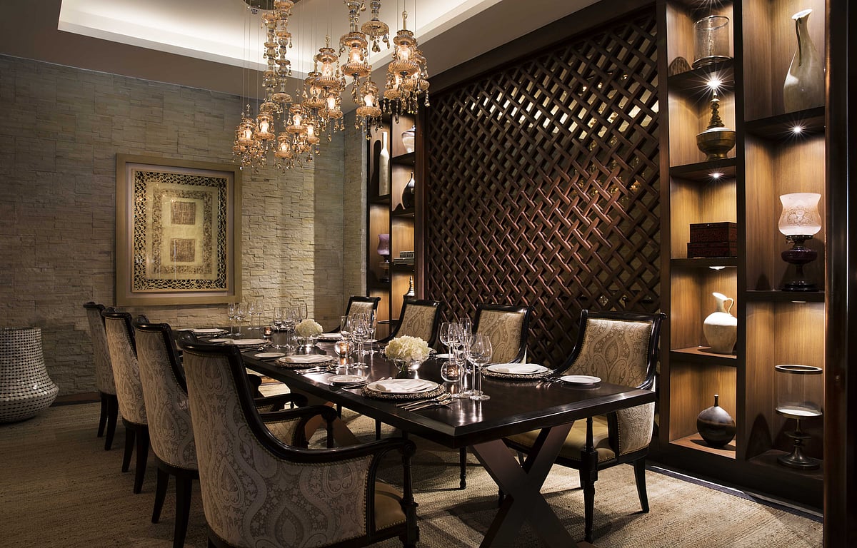 Inside  J.W. Marriotts K3 restaurant