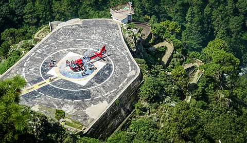 You can take the helicopter service from Katra