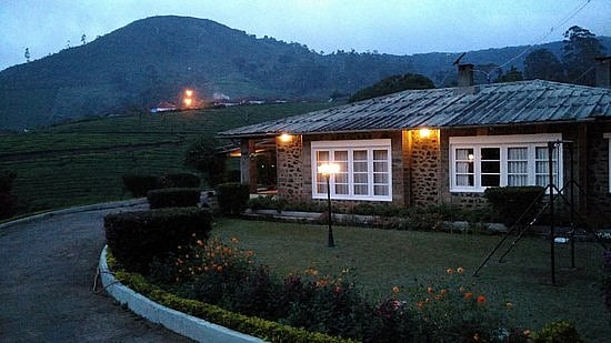 A colonial-era tea bungalow in Meghamalai