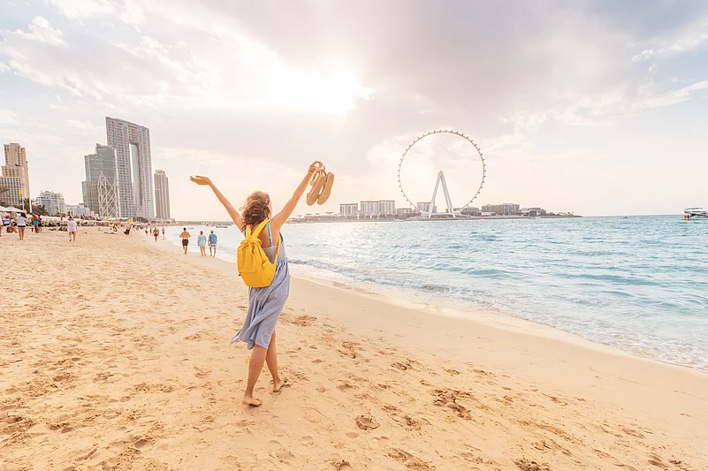 The JBR area is a popular spot in Dubai and is a great location to stay
