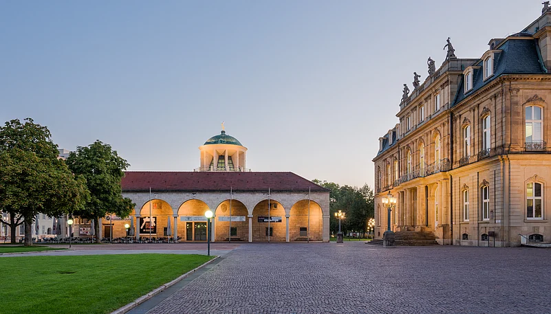 Schlossplatz is the largest square in Stuttgart