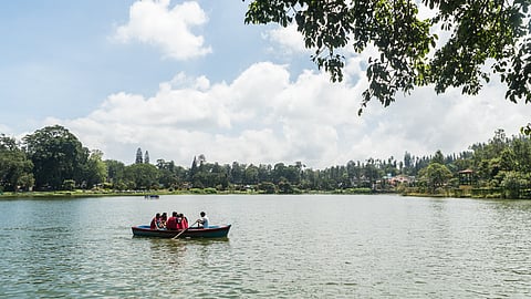 Landscape view of Yercaud lake