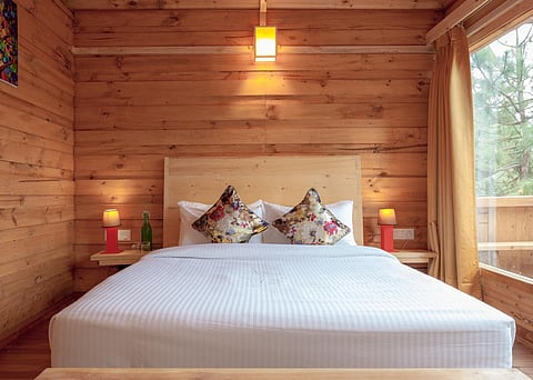 Suro Tree House Resort offers a luxurious stay surrounded by a beautiful deodar pine and oak forest