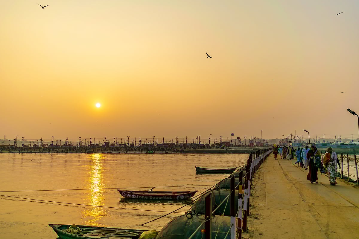 Shutterstock : Triveni Sangam, Prayagraj