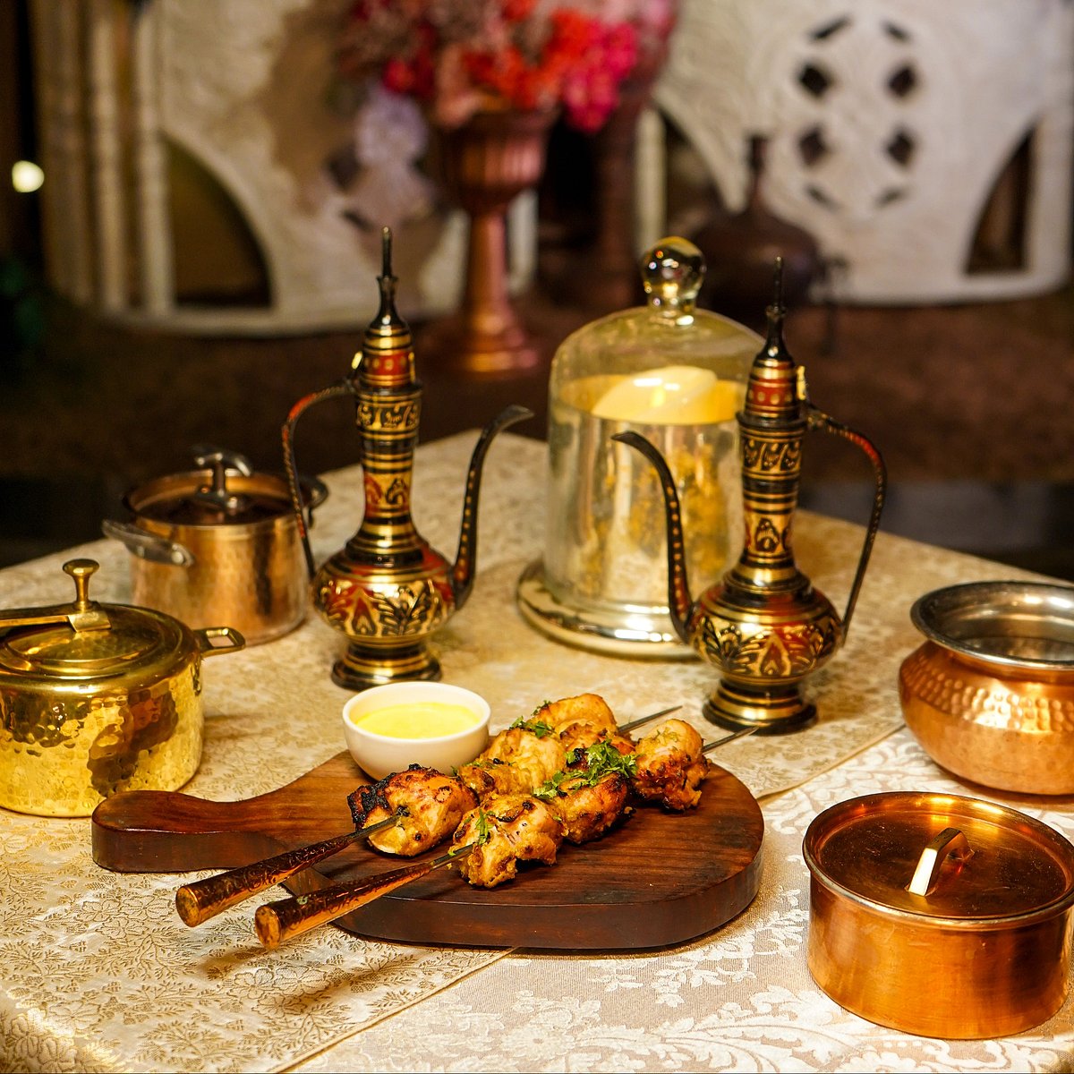 The table at the Awadhi Food Festival