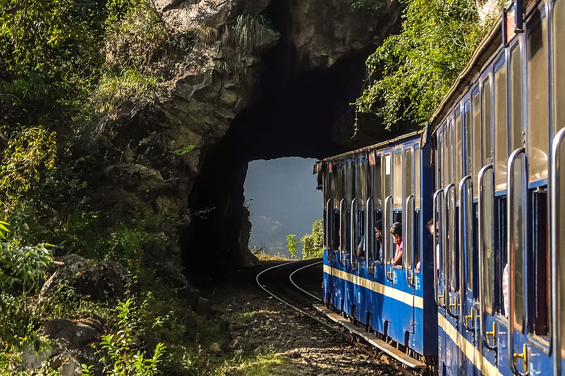 Nilgiri Mountain Railway was built in 1908 and still uses original locomotives