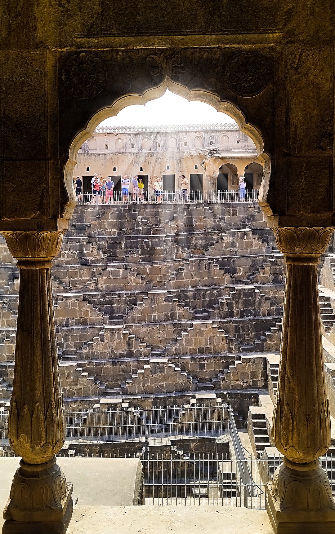 Chand Baori step well in Abhaneri, Rajasthan