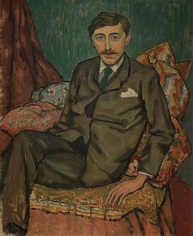 A portrait of E.M. Forster by Roger Fry