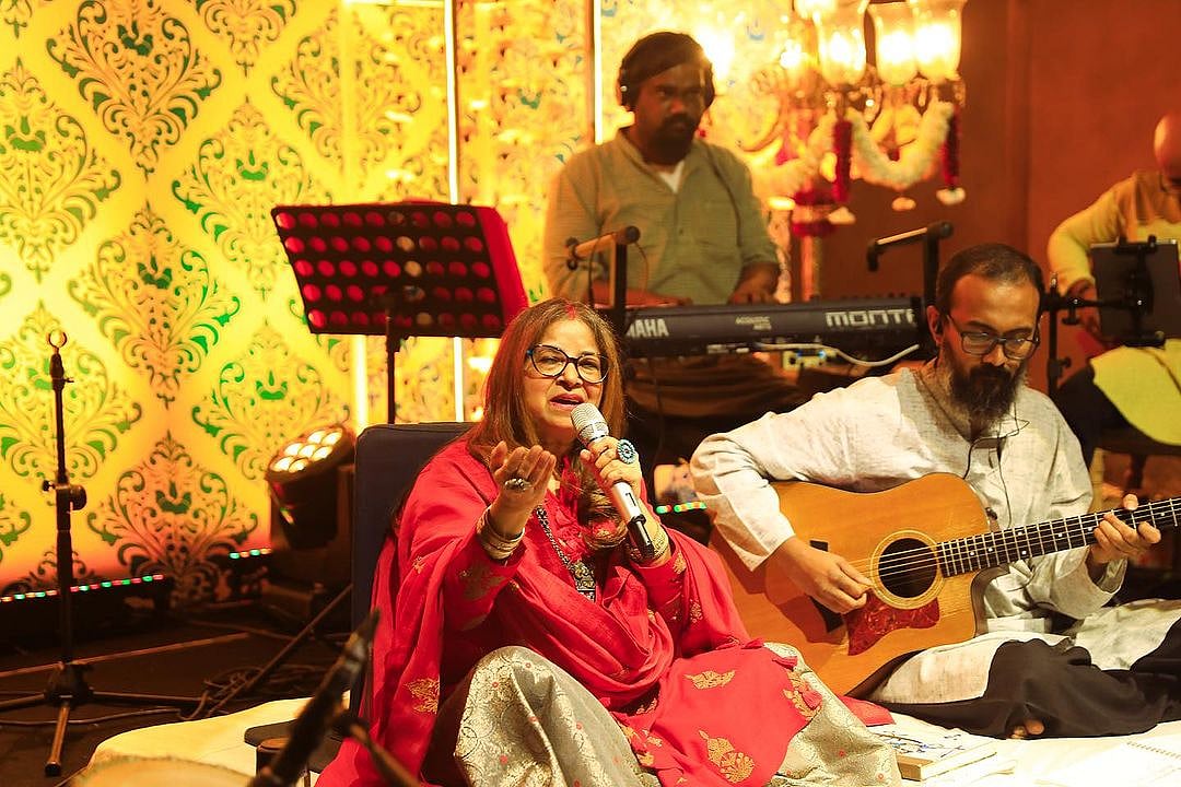 Rekha Bhardwaj at a musical concert