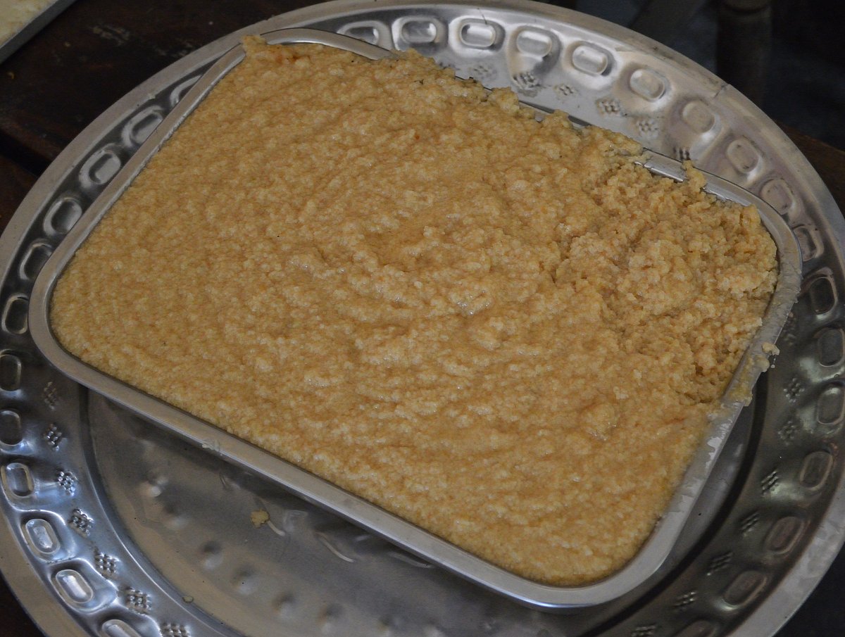 Baked or Makha Sandesh is a winter special in Bengal