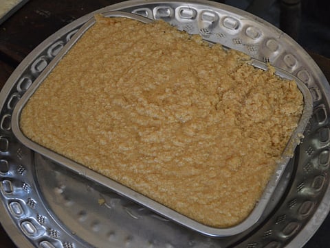 Baked or Makha Sandesh is a winter special in Bengal