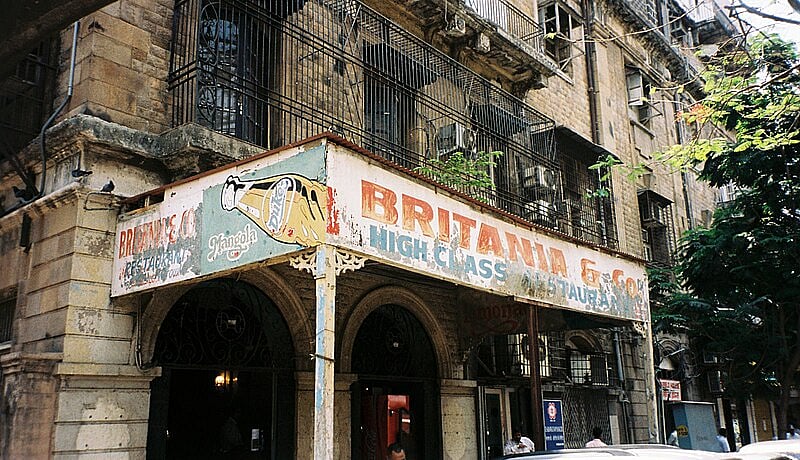 Iconic Britania restaurant in Mumbai