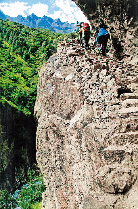 Trekking through Humla Valley