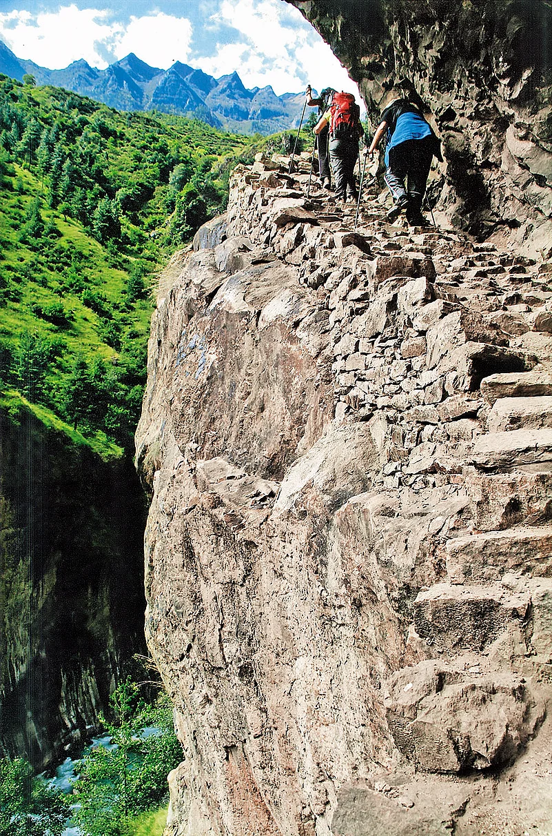 Trekking through Humla Valley
