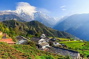 Shutterstock : Mountains in Ghandruk