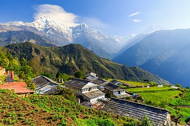 Shutterstock : Mountains in Ghandruk