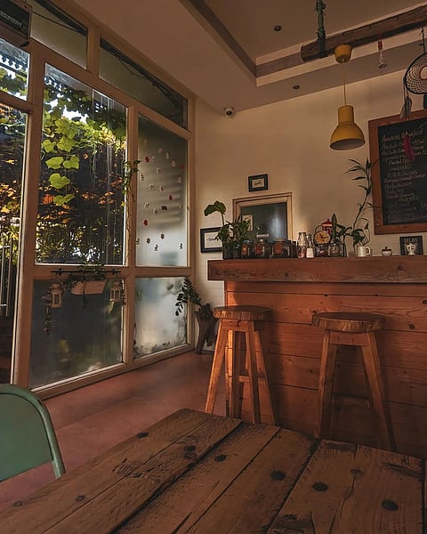 Golden hour at Qissa Café