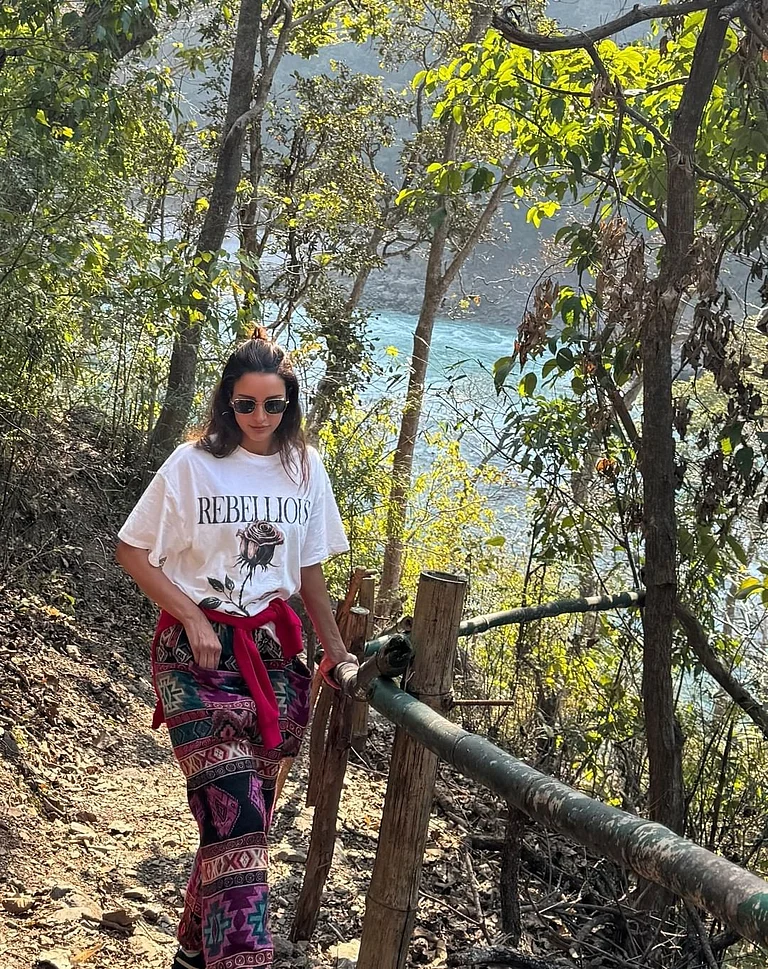 Tripti Dimri, an avid traveller, was recently spotted in Rishikesh, Uttarakhand - tripti_dimri/instagram
