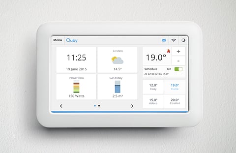 A smart thermostat