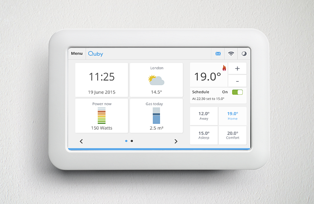 A smart thermostat