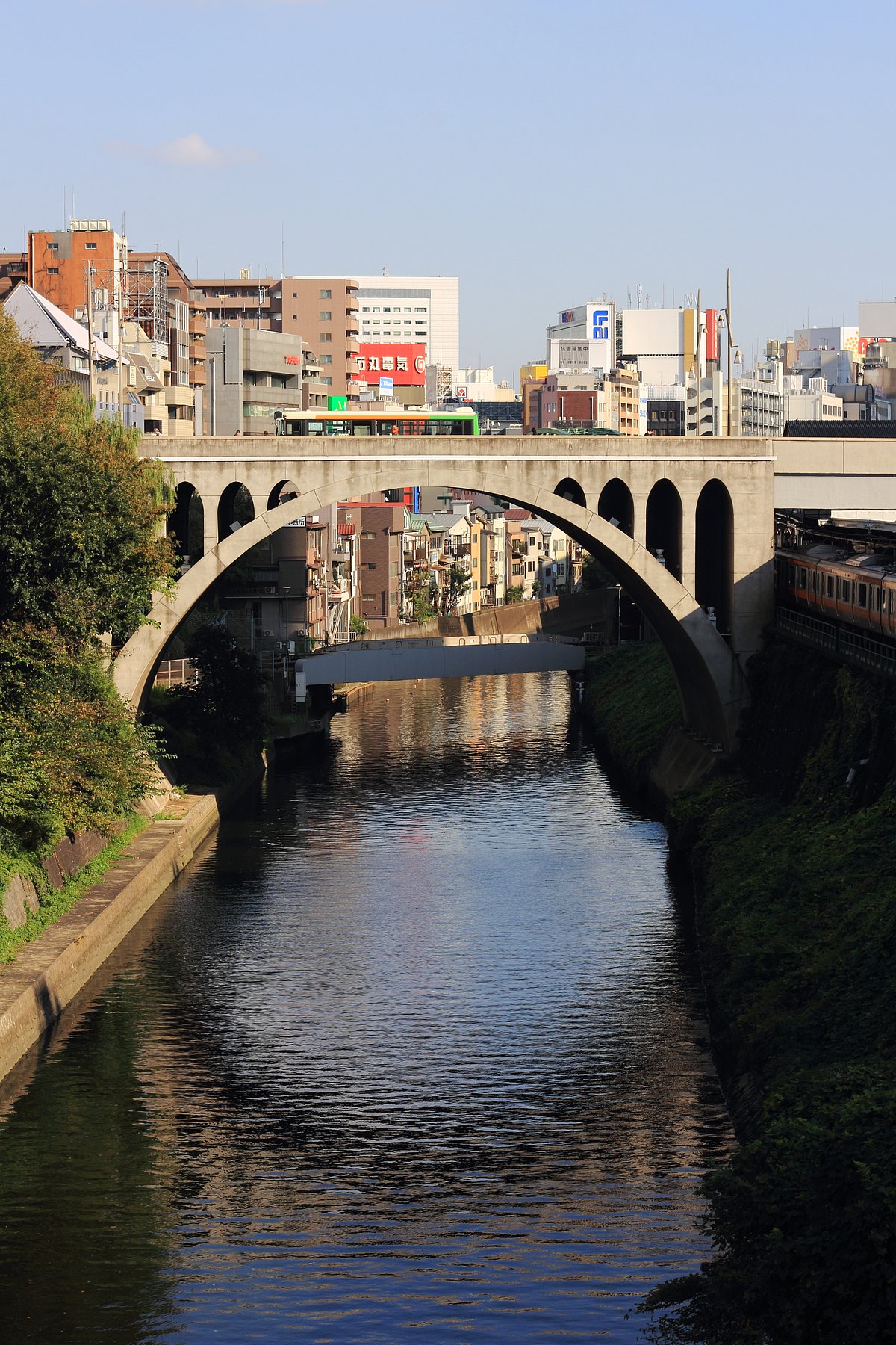 The Hijiri-bashi Bridge in Tokyo