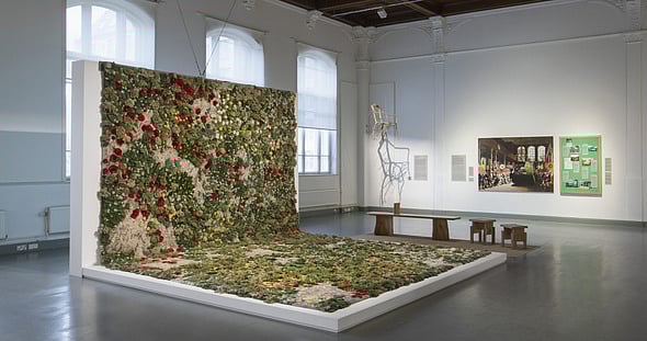 A display from the Gardens of Future exhibition