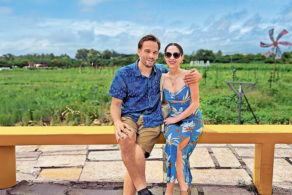 Rock and Manisha met each other when the former was travelling through India  - Courtesy: Manisha Malik