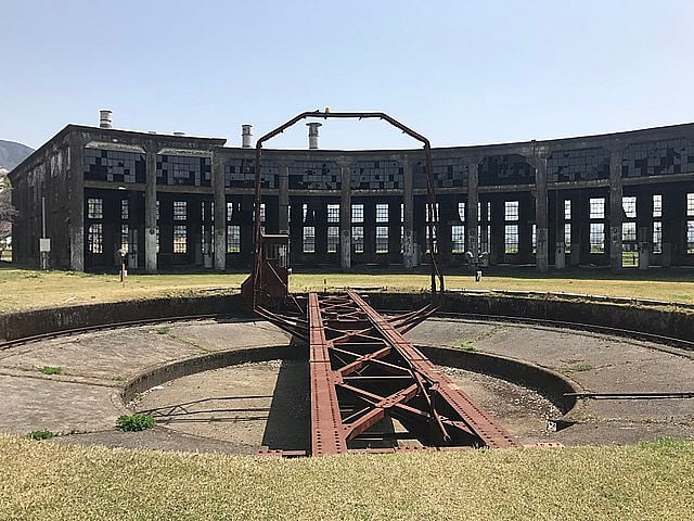 Bungo Mori Roundhouse in Oita Prefecture