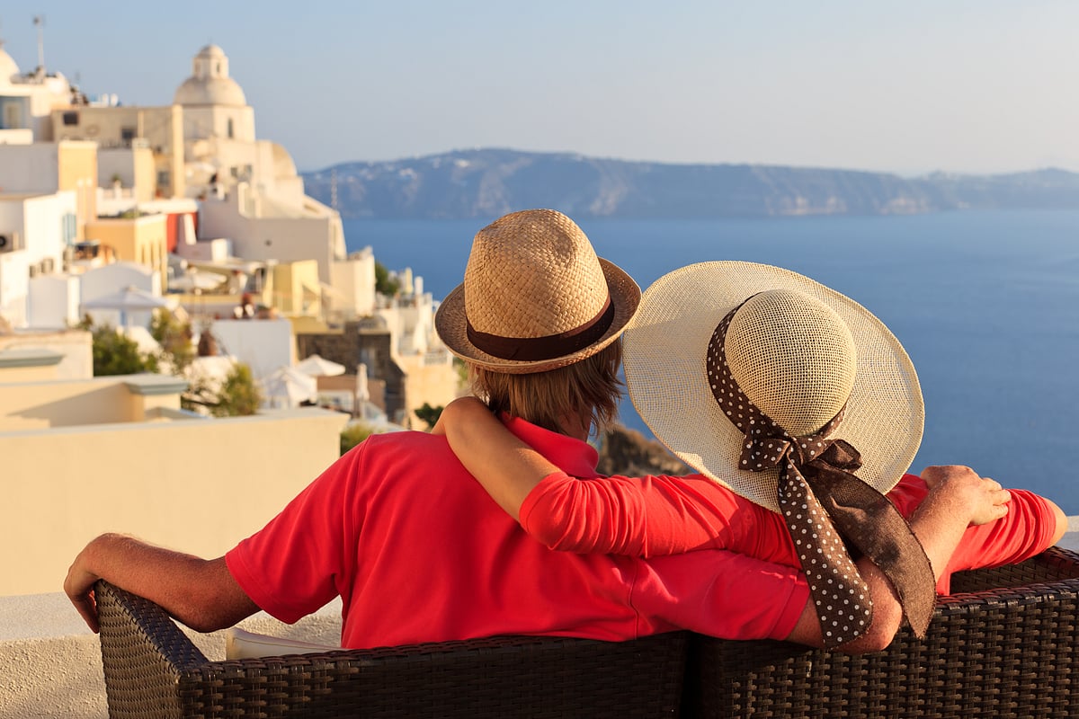 Greece is ideal for couples who want a historical, artistic, and lively wedding