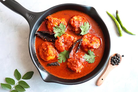 A classic Goan prawn curry