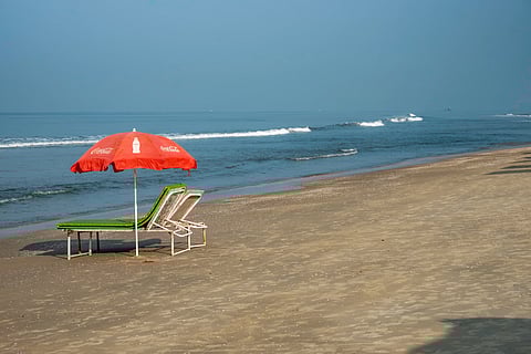 The tranquil Betalbatim Beach