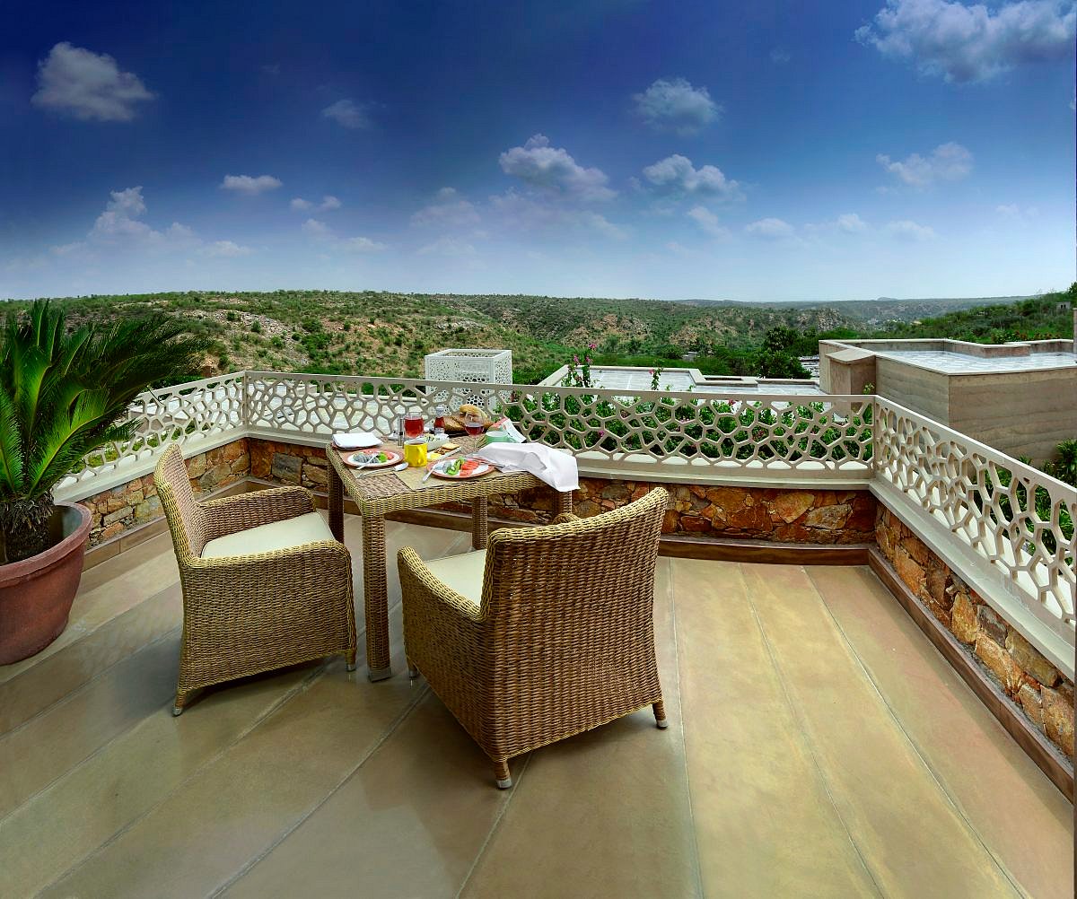 Terrace at Lalit Mangar