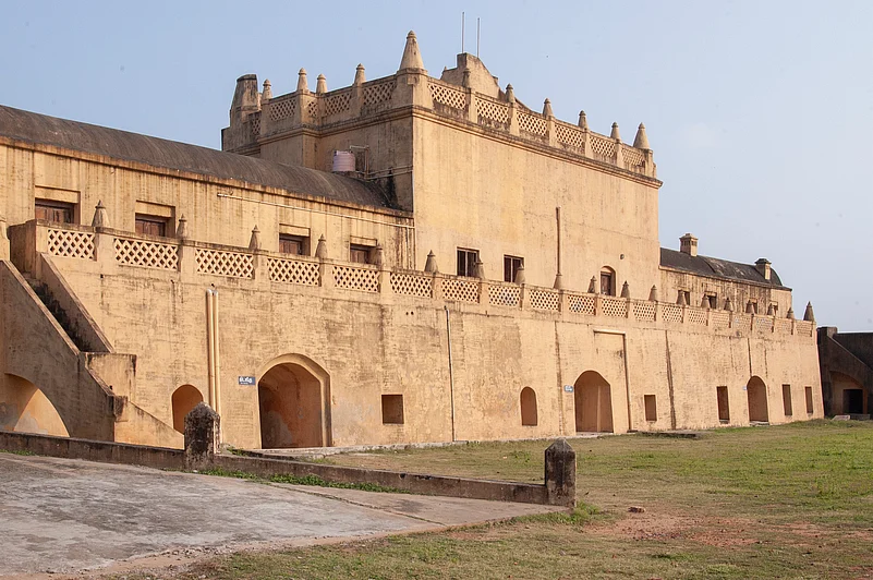 The 400-year-old Fort Dansborg is built in Indo-European style