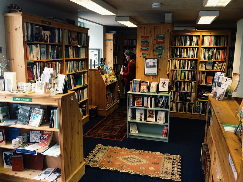 You can book a stay, run the bookstore and live in the apartment just above it