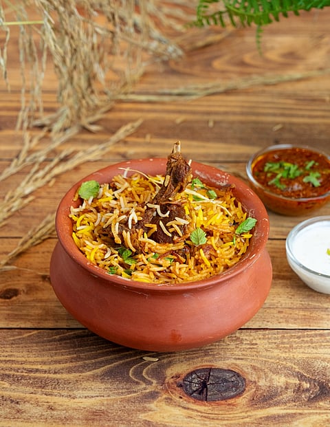 Biryani at Rice Above the Rest