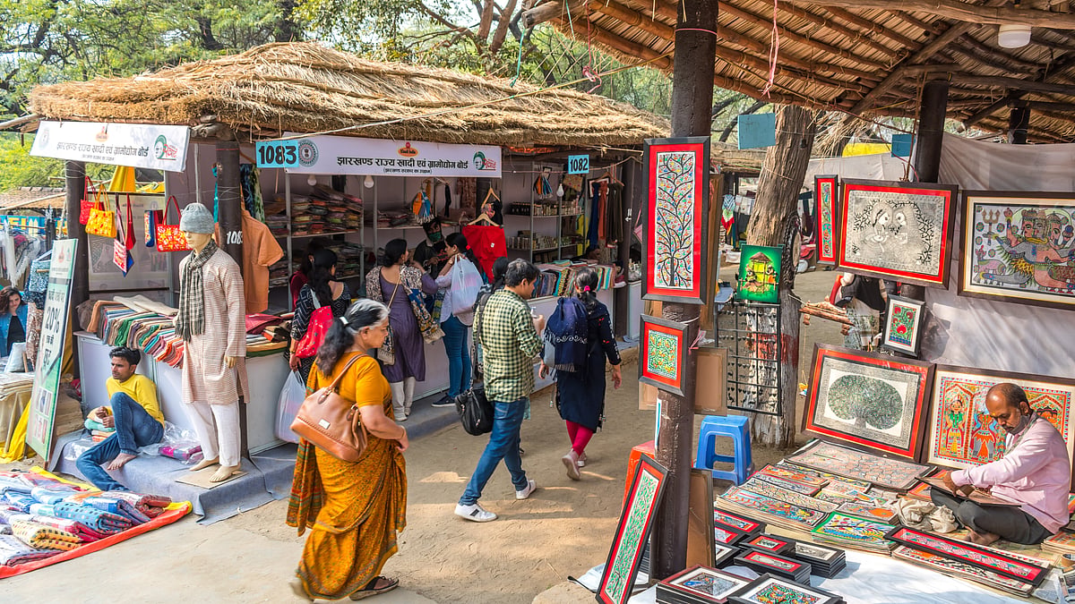 Shop for local handicrafts at Surajkund Crafts Mela 