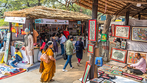 Shop for local handicrafts at Surajkund Crafts Mela