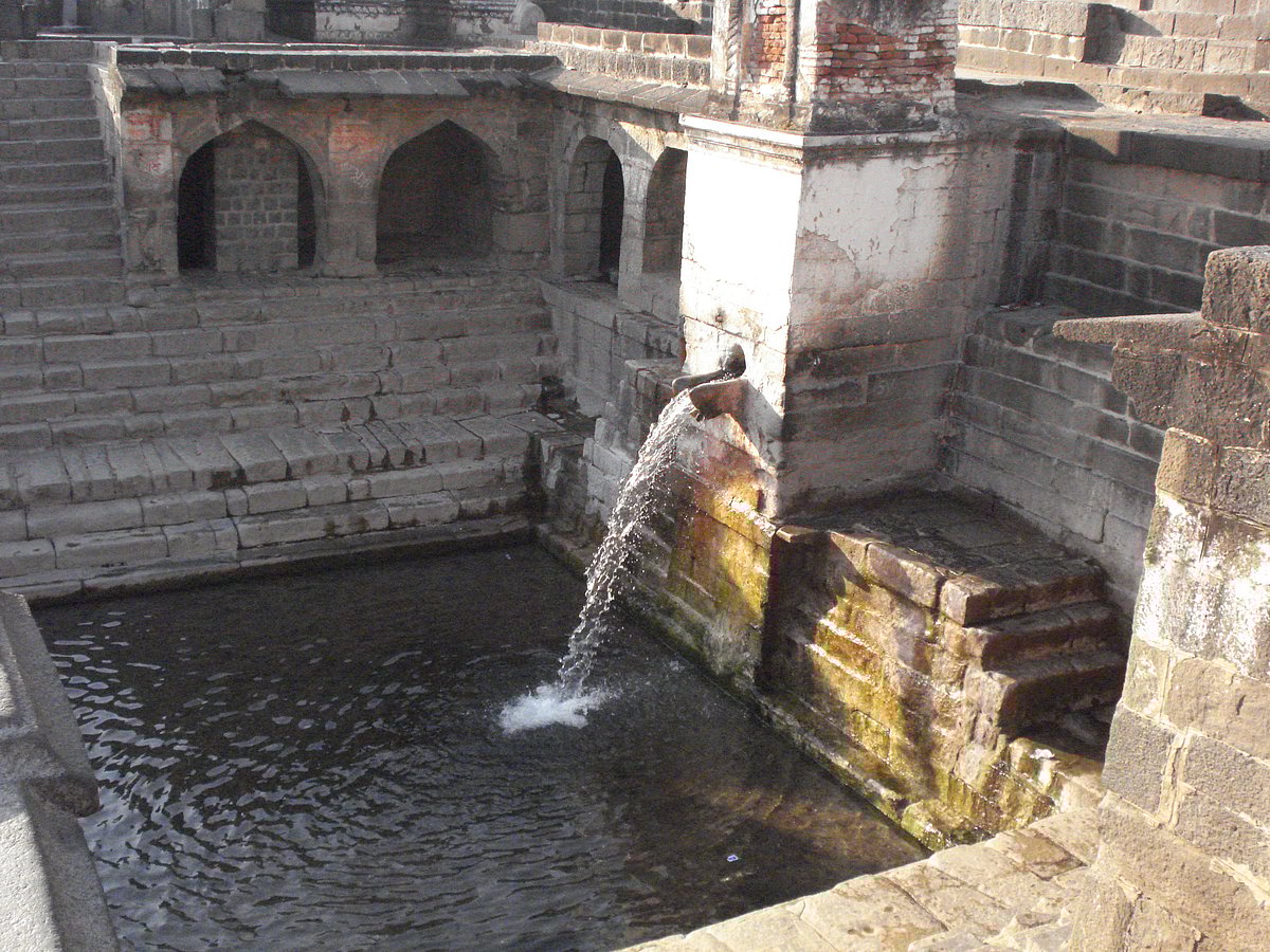 One of the temples around the Lonar lake