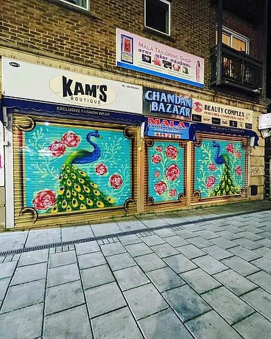 littleindiauk/Instagram : Ealing Road is home to many shops selling Indian clothes and groceries