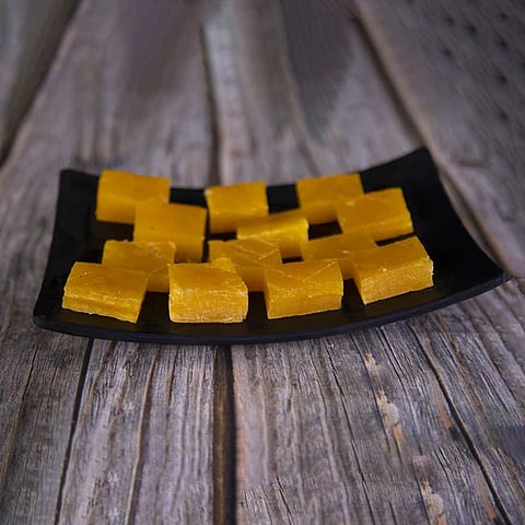 Mamidi Thandra is mango jelly dried in layers