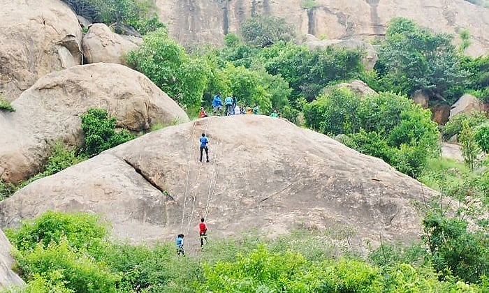 Adventure activites in the Ramanagara Hills