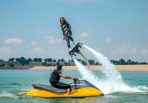 Water sports in Shymkent, Kazakhstan are taking off in a big way
