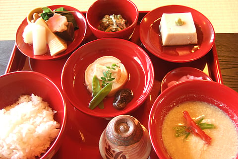 A shōjin ryōri meal