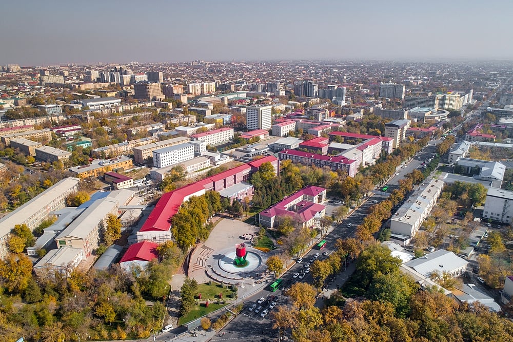 Shymkent from a birds eye view