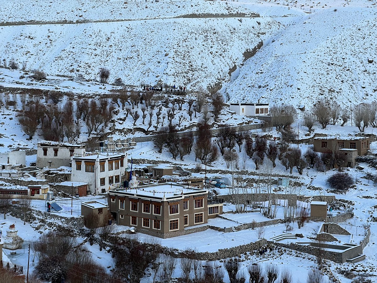A shot of village Ulley in winters