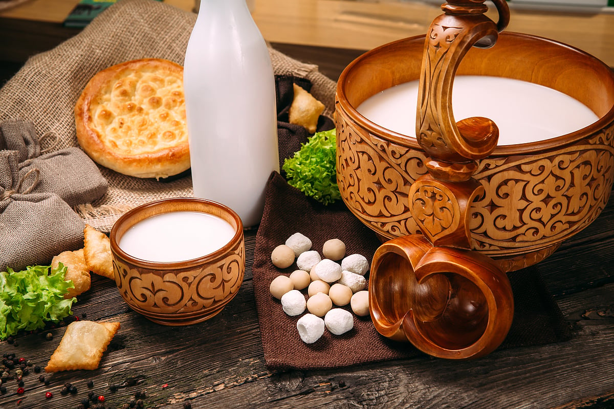 Shubat is usually consumed cold and can be mixed with water, sugar, or salt
