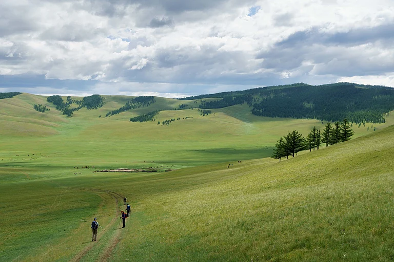 The Khangai Mountains in Mongolia - Flickr: awvdm2013